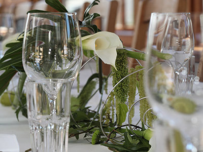 Hochzeitstafel im Hotel Gasthof Unterwöger 